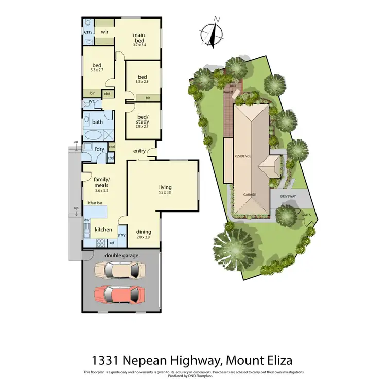 Floorplan of Homely house listing, 1331 Nepean Highway, Mount Eliza VIC 3930