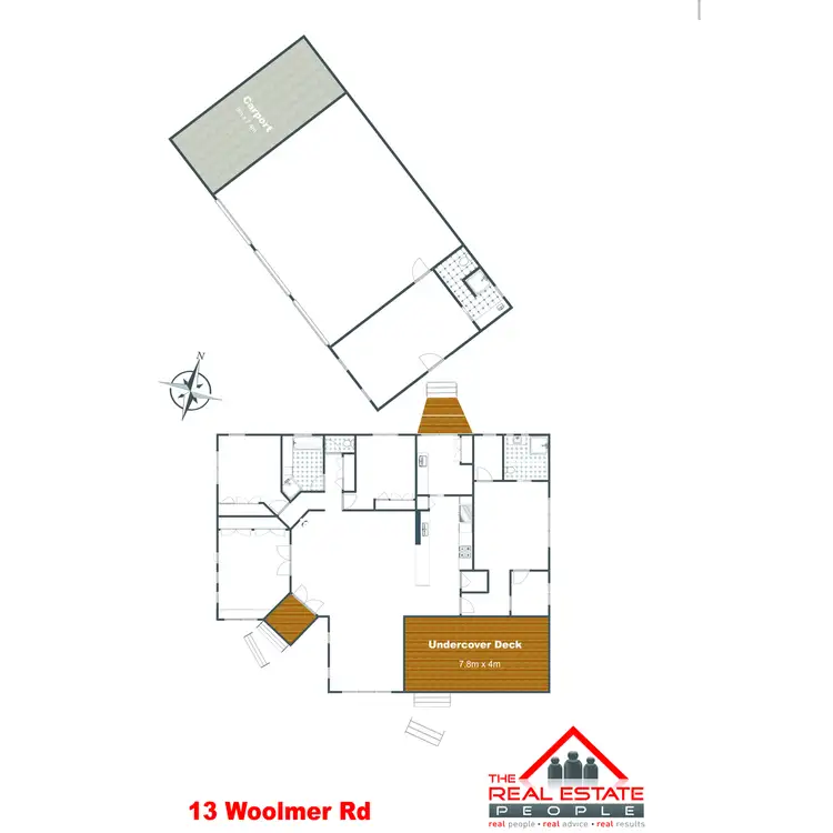 Floorplan of Homely house listing, 13 Woolmer Road, Highfields QLD 4352