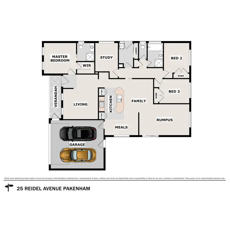 Floorplan of Homely house listing, 25 Reidel Avenue, Pakenham VIC 3810