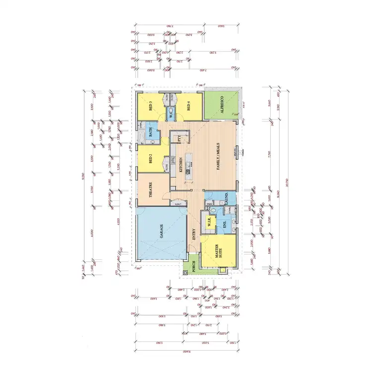 Floorplan of Homely house listing, 2 Page Court, Sale VIC 3850