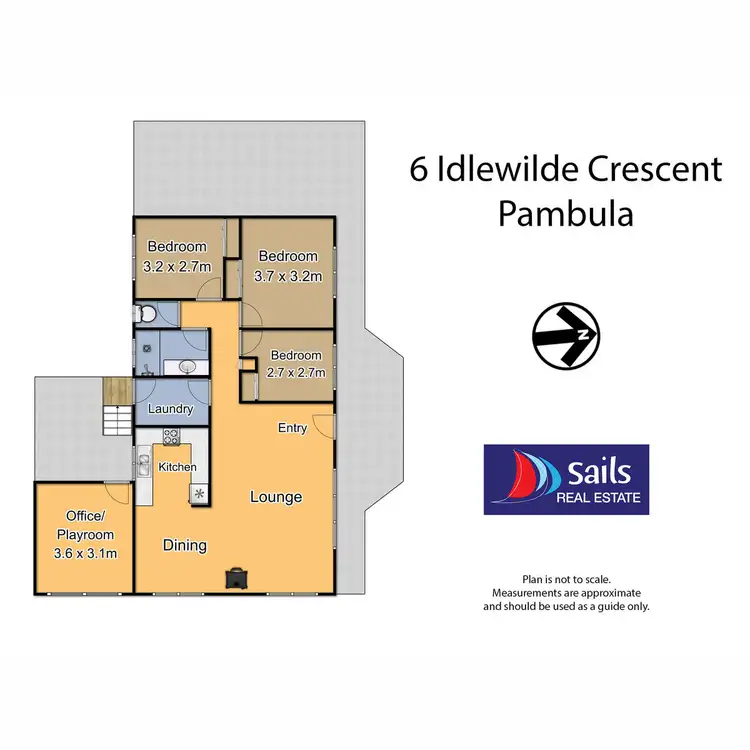 Floorplan of Homely house listing, 6 Idlewilde Crescent, Pambula NSW 2549