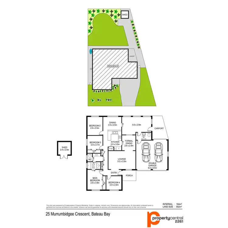 Floorplan of Homely house listing, 25 Murrumbidgee Crescent, Bateau Bay NSW 2261