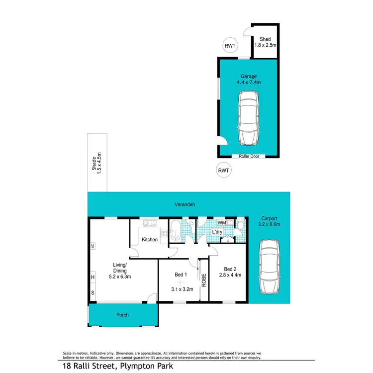 Floorplan of Homely house listing, 18 Ralli Street, Plympton Park SA 5038