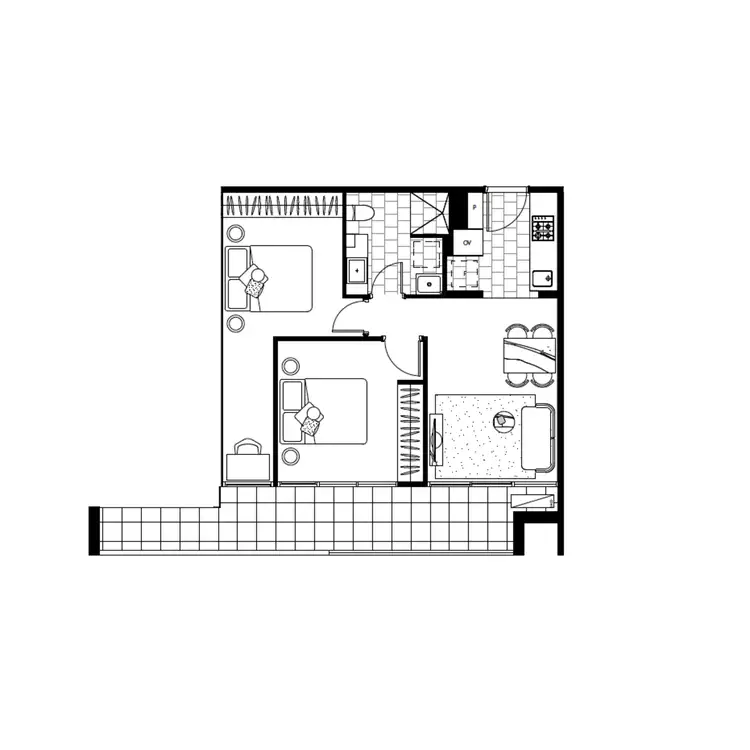 Floorplan of Homely apartment listing, 212/251 Canterbury Road, Forest Hill VIC 3131