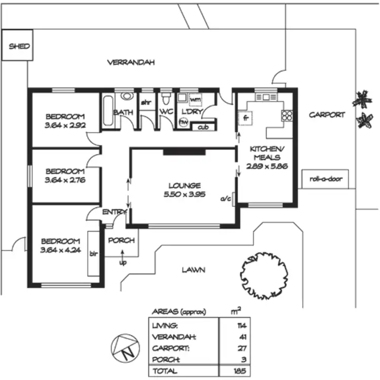 Floorplan of Homely house listing, 19 Osborne Street, Campbelltown SA 5074