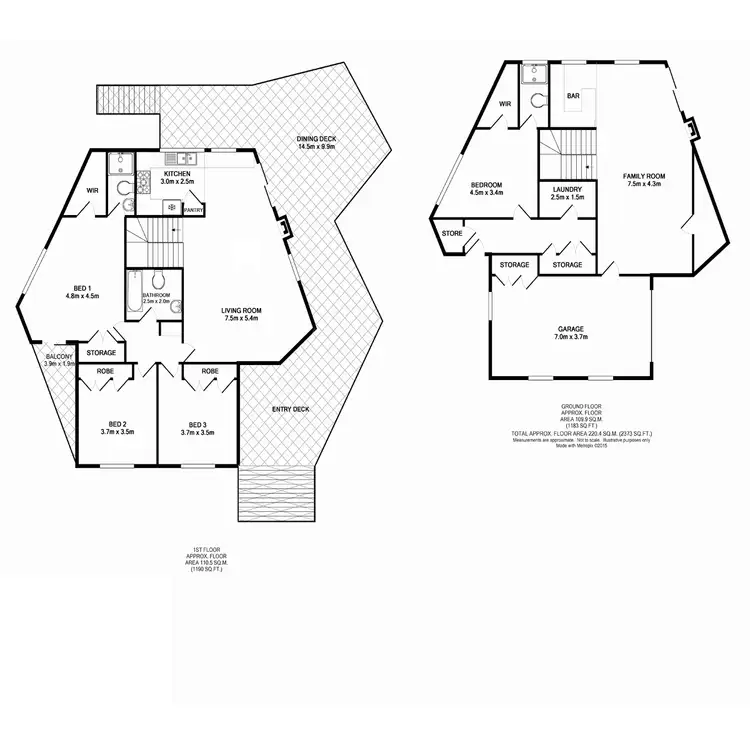 Floorplan of Homely house listing, 1 Byrne Street, Lapstone NSW 2773