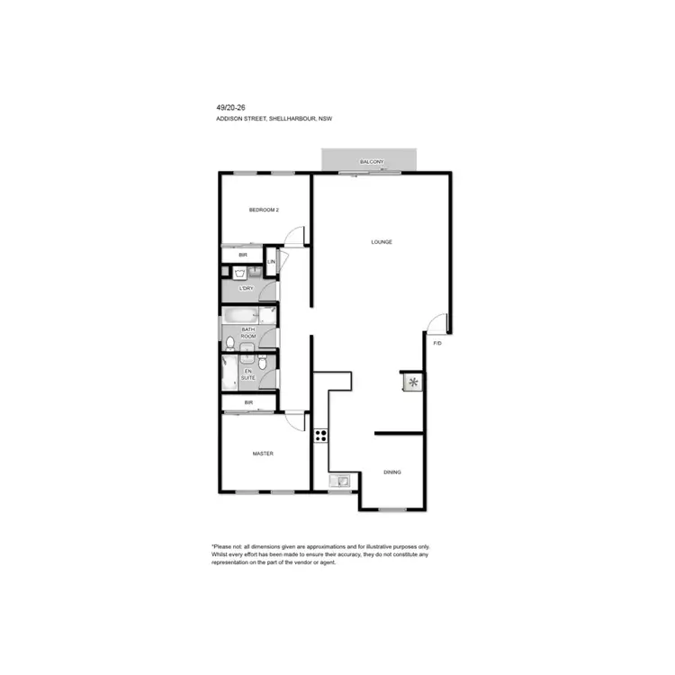 Floorplan of Homely unit listing, 49/20-26 Addison Street, Shellharbour NSW 2529