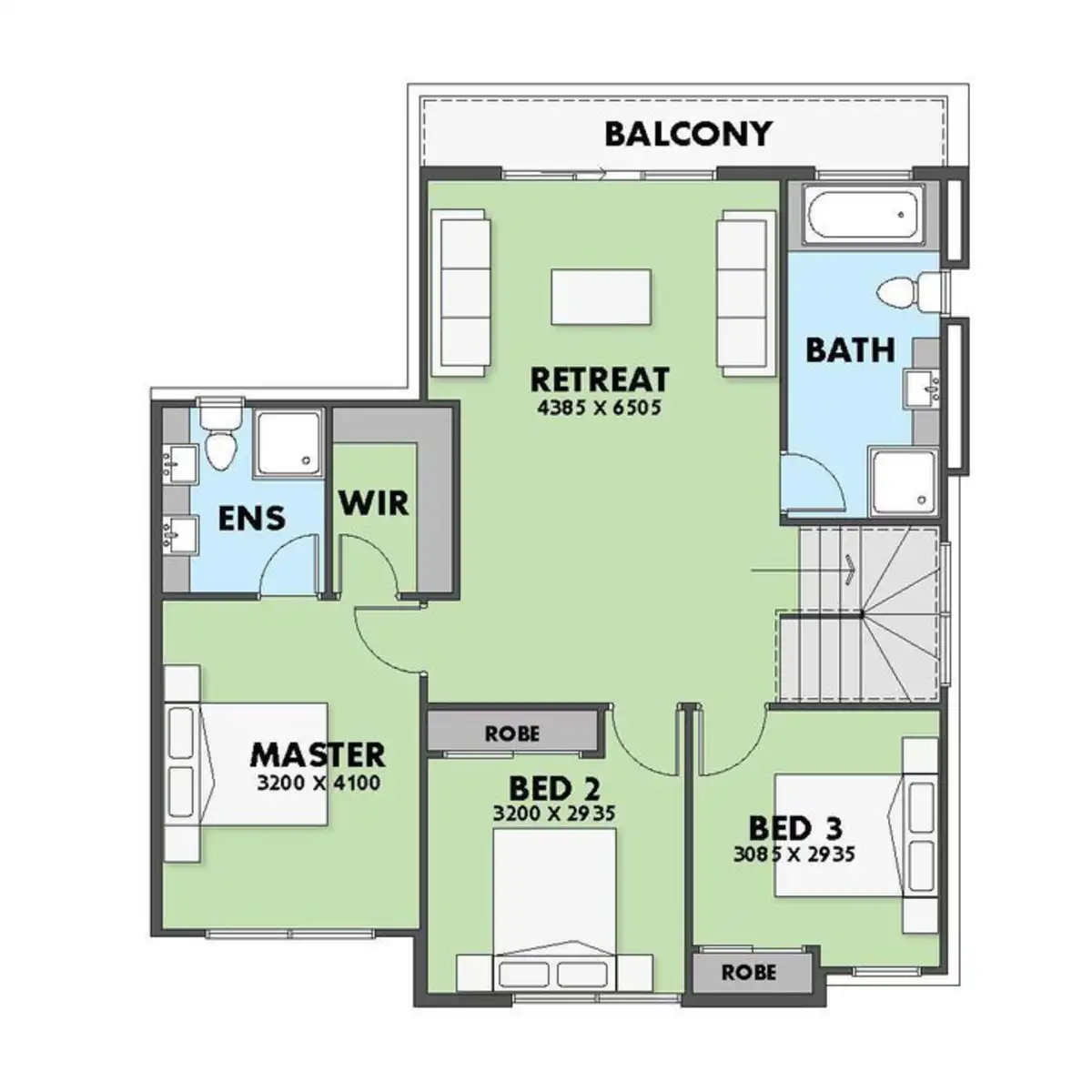 Floorplan of Homely block of units listing, 2/46 Percy Street, Newtown VIC 3220