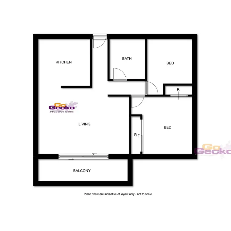 Floorplan of Homely unit listing, 2/47 Pioneer Street, Zillmere QLD 4034