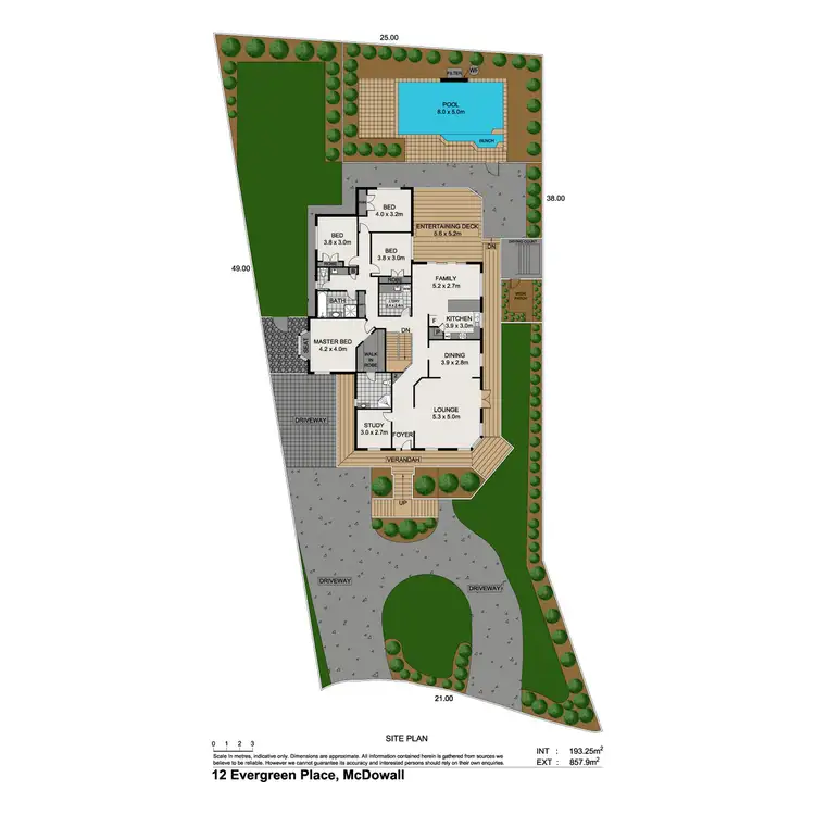 Floorplan of Homely house listing, 12 Evergreen Place, Mcdowall QLD 4053