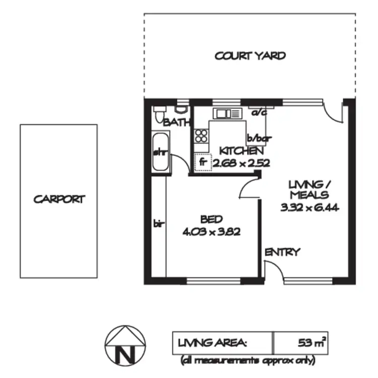 Floorplan of Homely unit listing, 5/10 Prospect Road, Fitzroy SA 5082