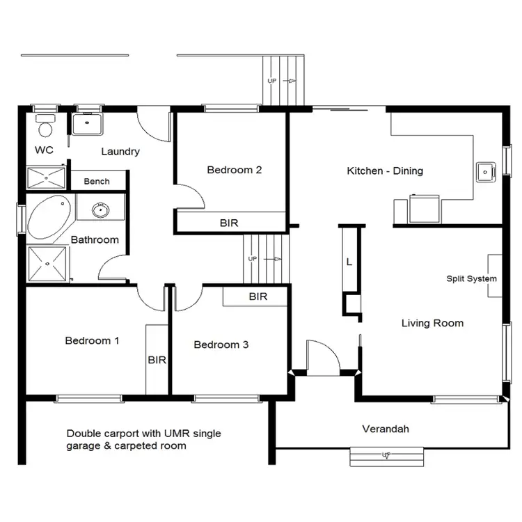 Floorplan of Homely house listing, 16 Moore Street, Port Augusta SA 5700