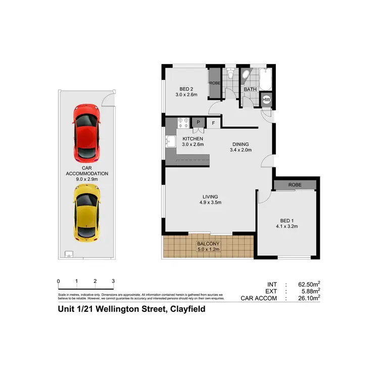 Floorplan of Homely apartment listing, 1/21 Wellington Street, Clayfield QLD 4011