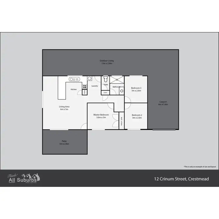 Floorplan of Homely house listing, 12 Crinum Street, Crestmead QLD 4132