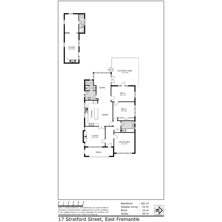 Floorplan of Homely house listing, 17 Stratford Street, East Fremantle WA 6158