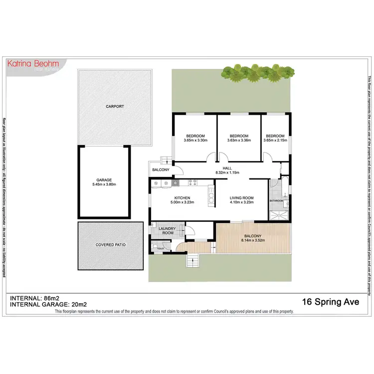 Floorplan of Homely house listing, 16 Spring Avenue, Goonellabah NSW 2480