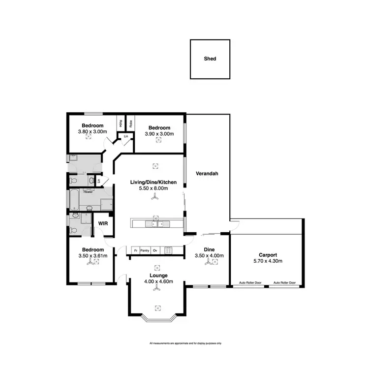 Floorplan of Homely house listing, 15 Whimbrel Circuit, Seaford Rise SA 5169