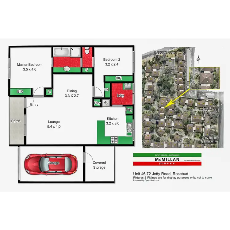 Floorplan of Homely retirement listing, 46/72 Jetty Road, Rosebud VIC 3939