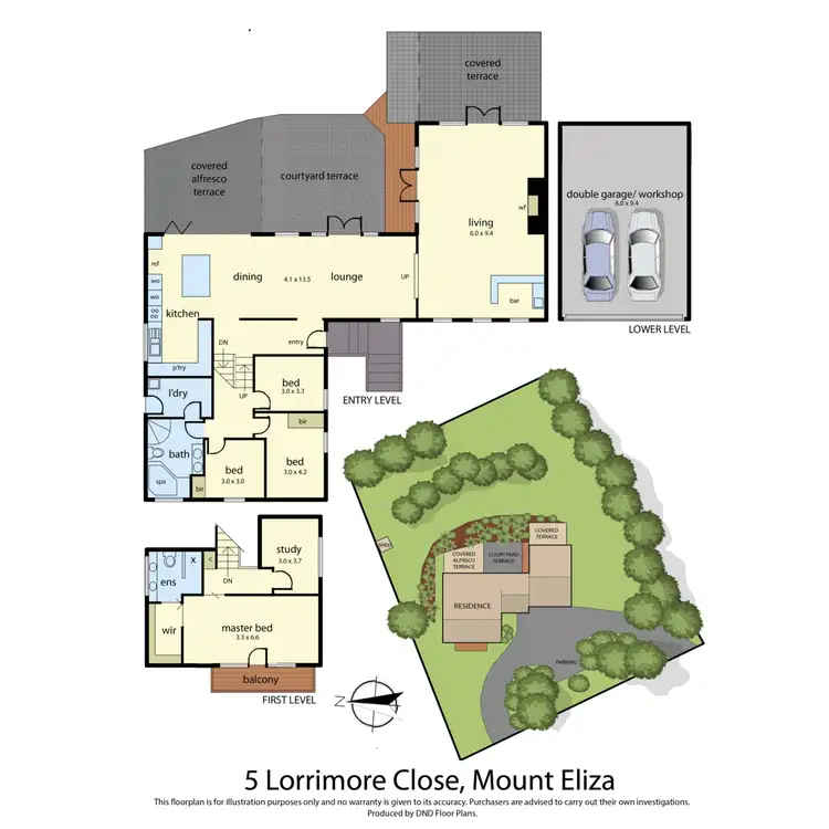 Floorplan of Homely house listing, 5 Lorrimore Close, Mount Eliza VIC 3930