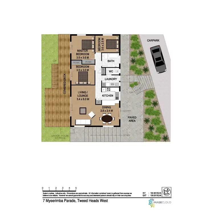 Floorplan of Homely house listing, 7 Myeerimba Parade, Tweed Heads West NSW 2485