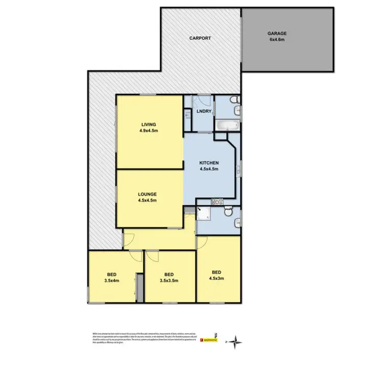 Floorplan of Homely rural property listing, 80 Farrells Road, Warrion VIC 3249