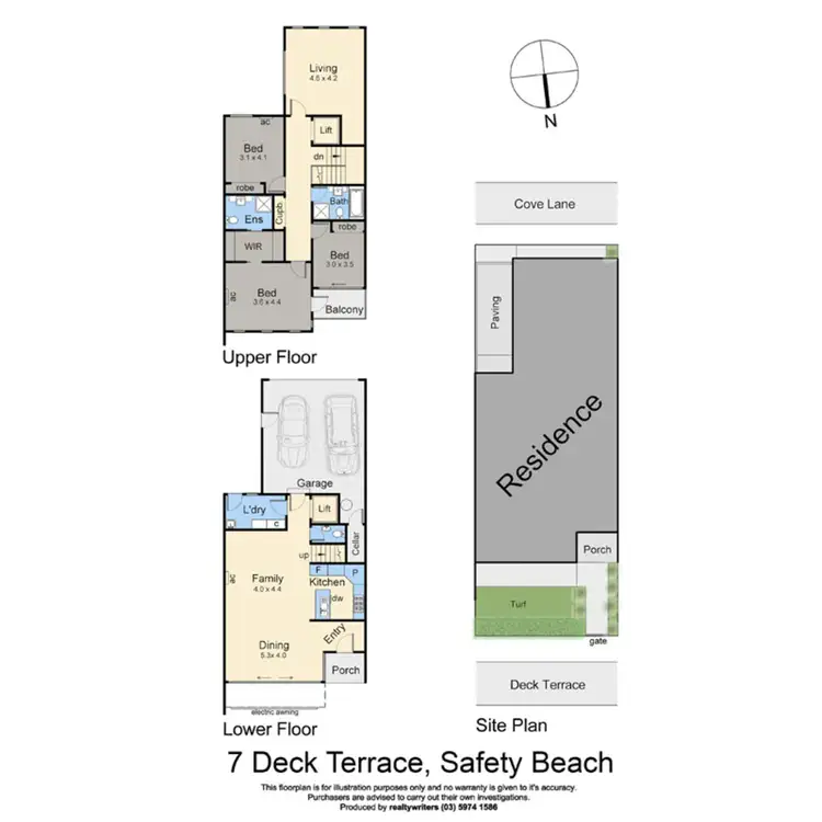 Floorplan of Homely house listing, 7 Deck Terrace, Safety Beach VIC 3936