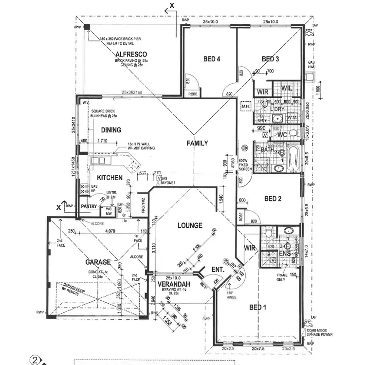 Floorplan of Homely house listing, 8 Indiana Way, Hocking WA 6065