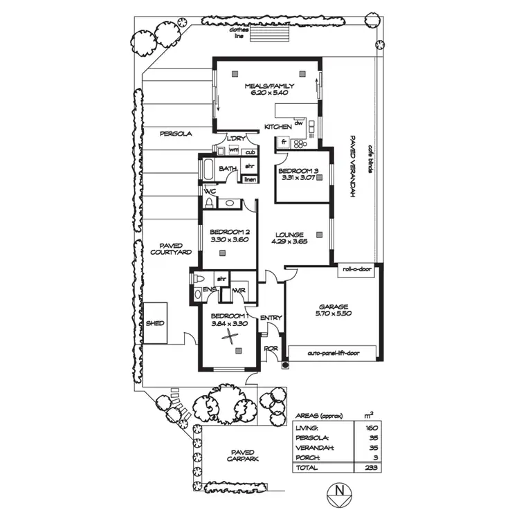 Floorplan of Homely villa listing, 486A The Parade, Rosslyn Park SA 5072