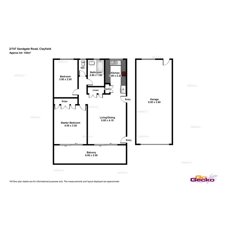 Floorplan of Homely unit listing, 2/747 Sandgate Road, Clayfield QLD 4011