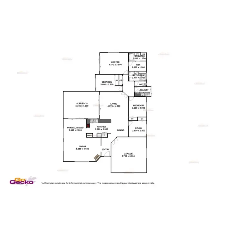 Floorplan of Homely house listing, 6 Peterson Place, Bridgeman Downs QLD 4035