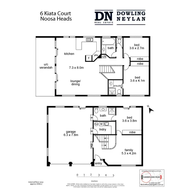 Floorplan of Homely house listing, 6 Kiata Court, Noosa Heads QLD 4567