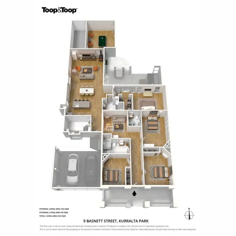 Floorplan of Homely house listing, 9 Basnett Street, Kurralta Park SA 5037