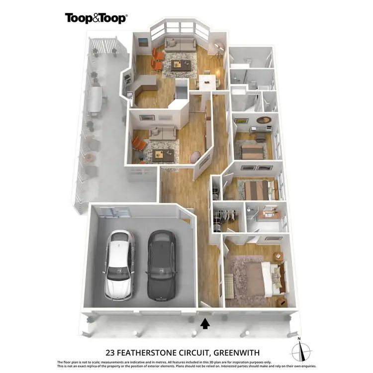 Floorplan of Homely house listing, 23 Featherstone Circuit, Greenwith SA 5125