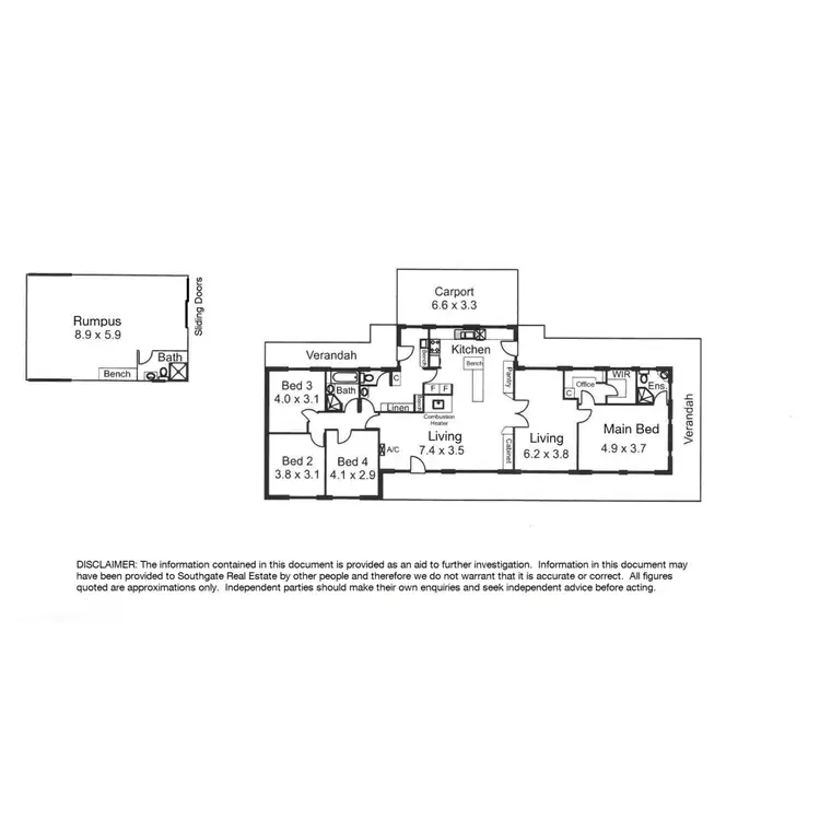 Floorplan of Homely rural property listing, 158 Ridge Road, Nangkita SA 5210