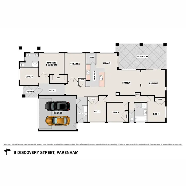 Floorplan of Homely house listing, 6 Discovery Street, Pakenham VIC 3810