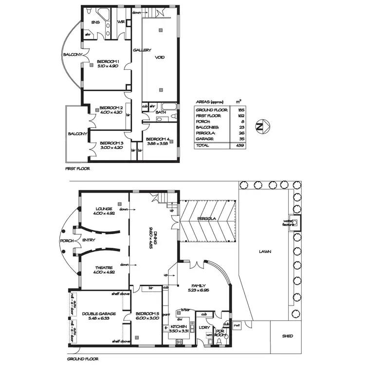 Floorplan of Homely house listing, 63 Riverway, Kidman Park SA 5025