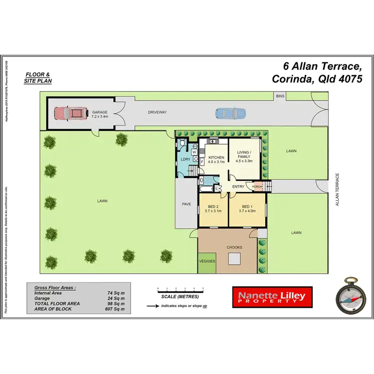Floorplan of Homely house listing, 6 Allan Terrace, Corinda QLD 4075