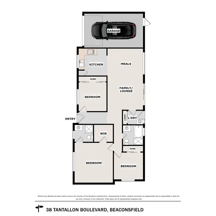 Floorplan of Homely house listing, 38 Tantallon Boulevard, Beaconsfield VIC 3807