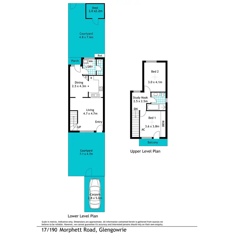 Floorplan of Homely townhouse listing, 17/190 Morphett Road, Glengowrie SA 5044