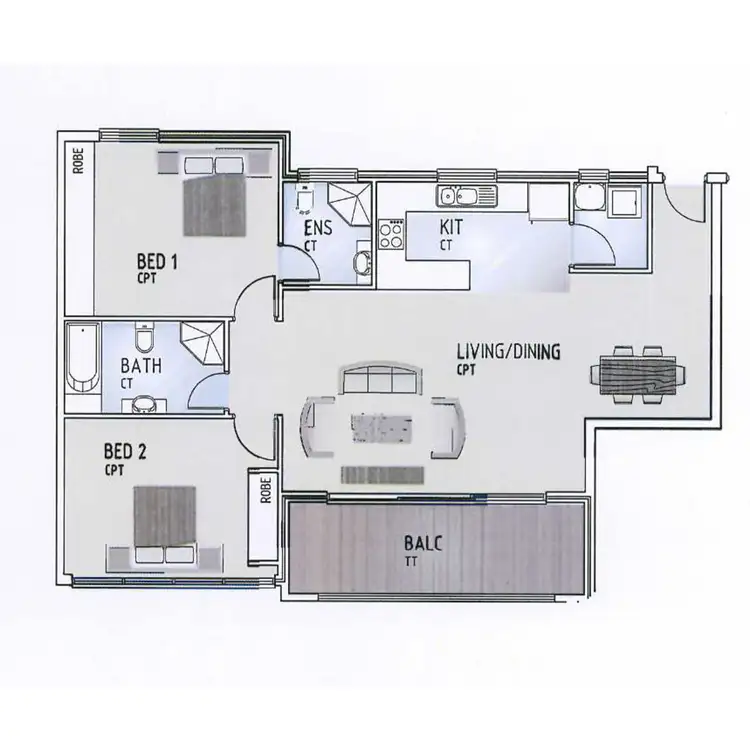 Floorplan of Homely apartment listing, 28/167-173 Parramatta Road, North Strathfield NSW 2137