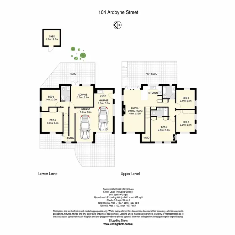Floorplan of Homely house listing, 104 Ardoyne Road, Oxley QLD 4075