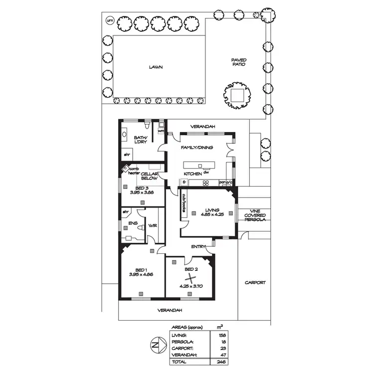 Floorplan of Homely house listing, 10 Morcomb Street, Stepney SA 5069