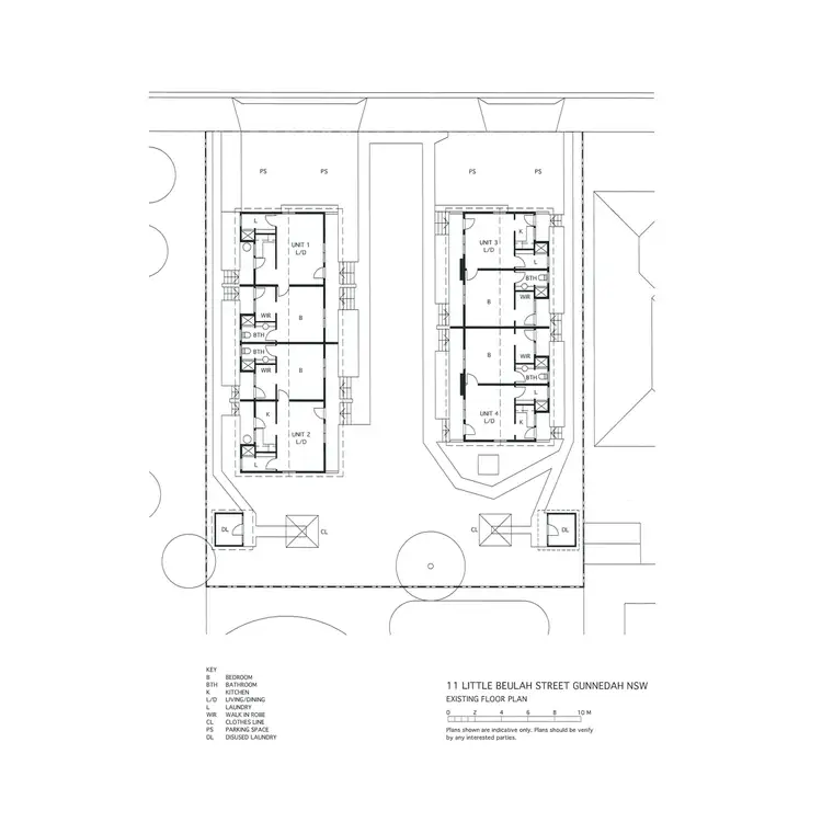 Floorplan of Homely block of units listing, 11 Little Beulah Street, Gunnedah NSW 2380