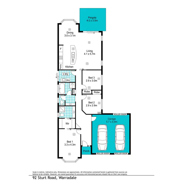 Floorplan of Homely house listing, 92 Sturt Road, Warradale SA 5046