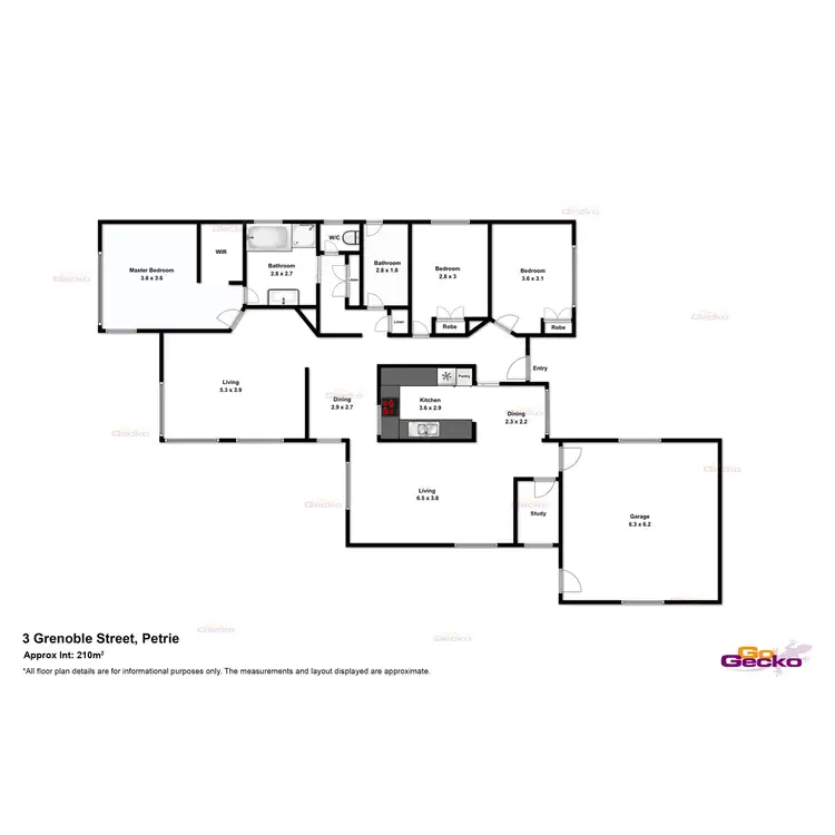 Floorplan of Homely house listing, 3 Grenoble Street, Petrie QLD 4502