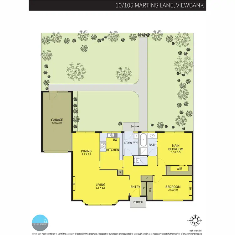 Floorplan of Homely house listing, 10/105 Martins Lane, Viewbank VIC 3084