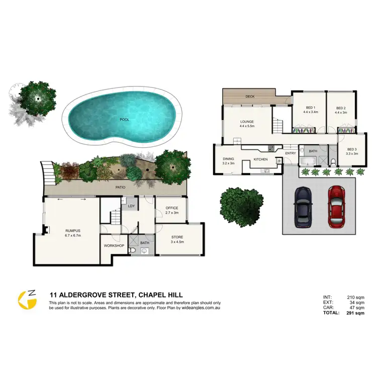 Floorplan of Homely house listing, 11 Aldergrove Street, Chapel Hill QLD 4069