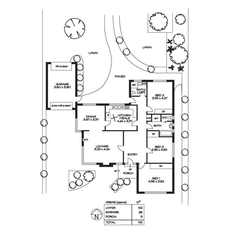 Floorplan of Homely house listing, 11 Stanley Street, Leabrook SA 5068