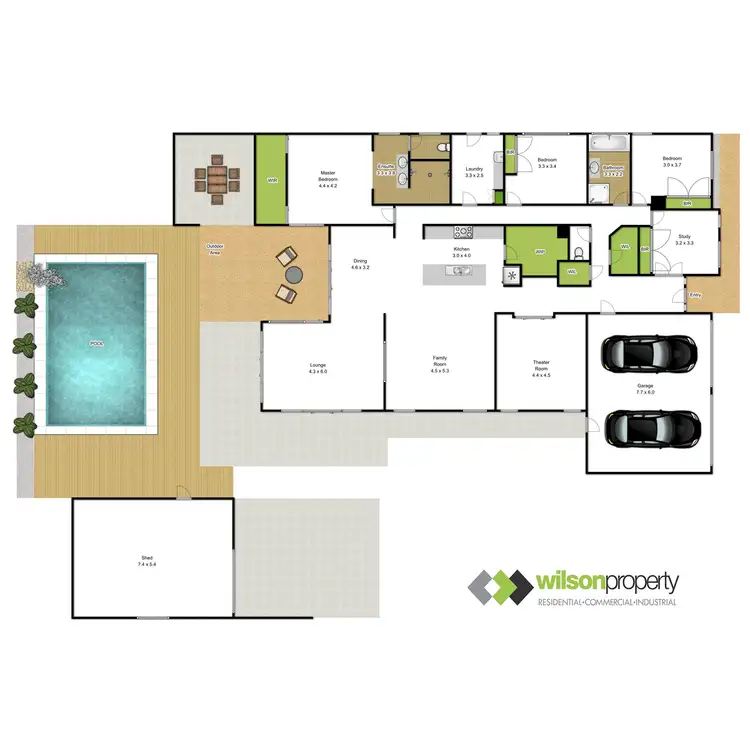 Floorplan of Homely house listing, 6 Ellavale Drive, Traralgon VIC 3844