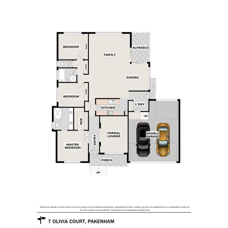 Floorplan of Homely house listing, 7 Olivia Court, Pakenham VIC 3810